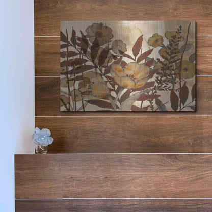 Luxe Metal Art 'Sienna Arrangement III' by Studio W, Metal Wall Art,16x12