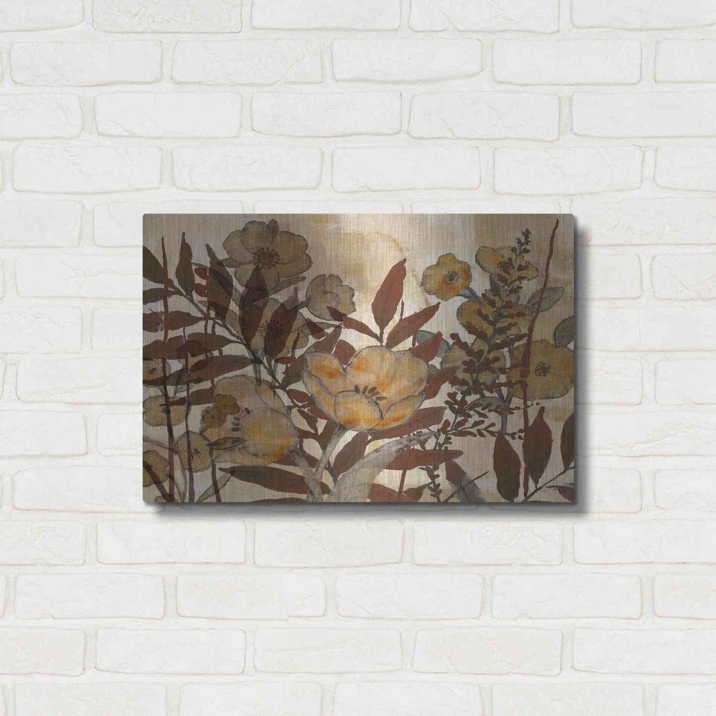 Luxe Metal Art 'Sienna Arrangement III' by Studio W, Metal Wall Art,24x16