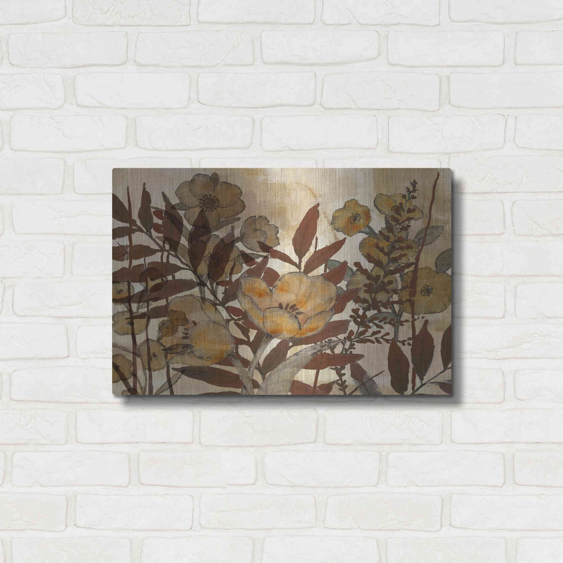 Luxe Metal Art 'Sienna Arrangement III' by Studio W, Metal Wall Art,24x16