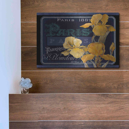 Luxe Metal Art 'Chalkboard Paris Collection A' by Studio W, Metal Wall Art,16x12