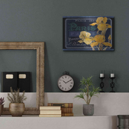 Luxe Metal Art 'Chalkboard Paris Collection A' by Studio W, Metal Wall Art,16x12