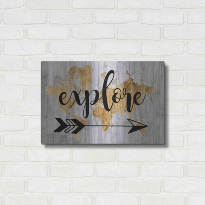 Luxe Metal Art 'Young Explorer V' by Studio W, Metal Wall Art,24x16