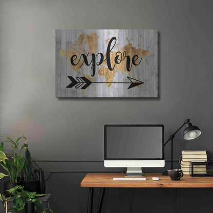 Luxe Metal Art 'Young Explorer V' by Studio W, Metal Wall Art,36x24