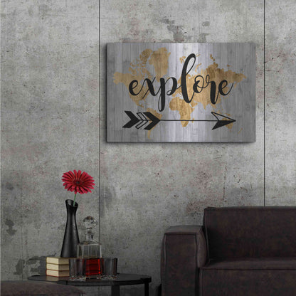 Luxe Metal Art 'Young Explorer V' by Studio W, Metal Wall Art,36x24
