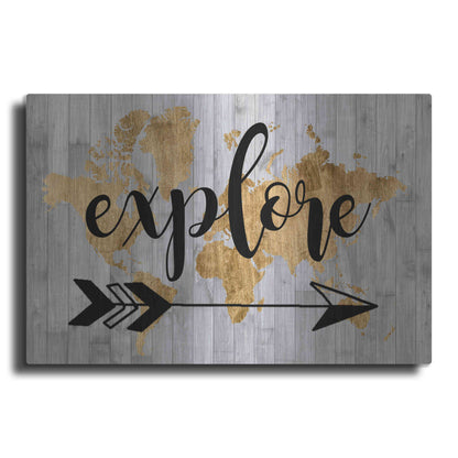 Luxe Metal Art 'Young Explorer V' by Studio W, Metal Wall Art
