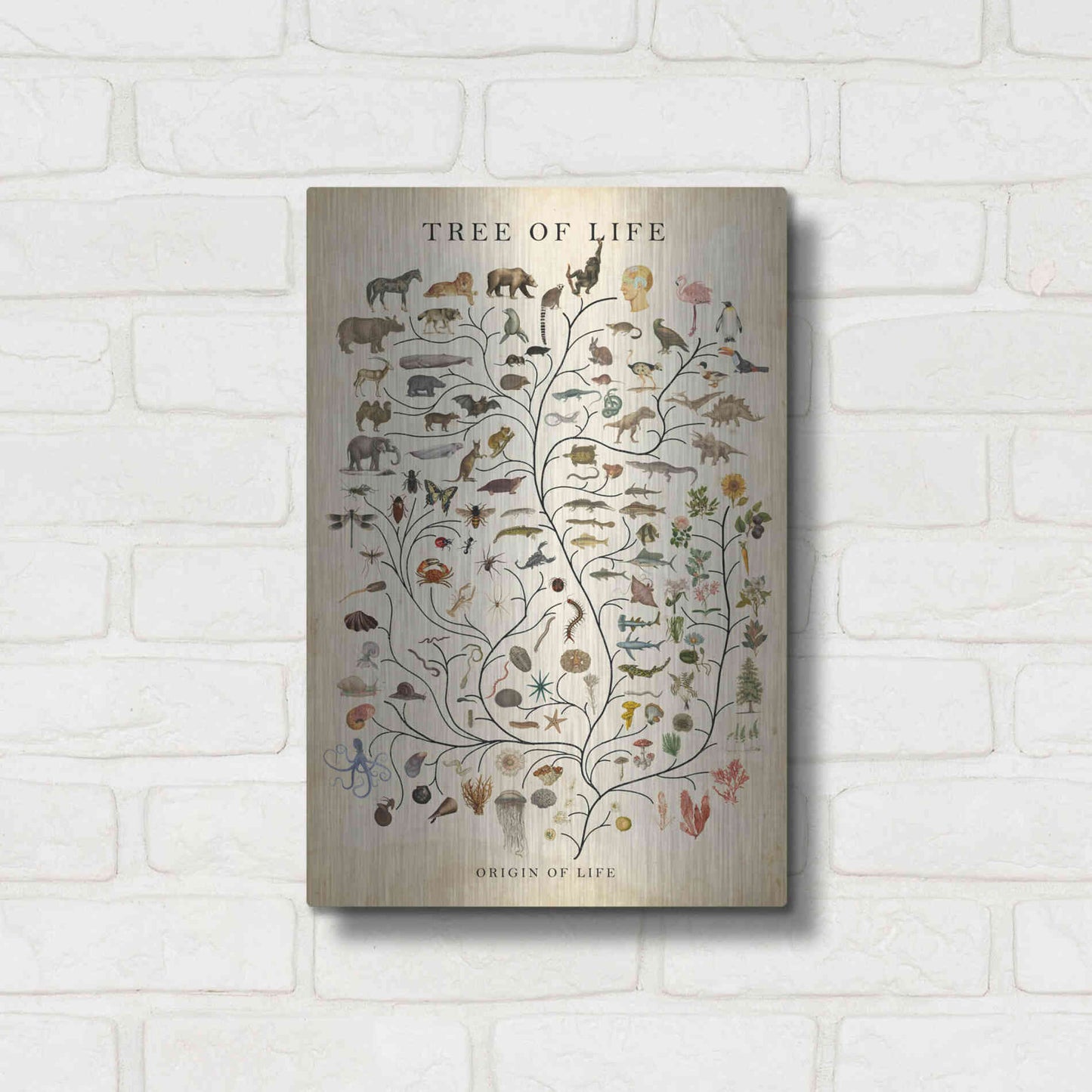 Luxe Metal Art 'Tree of Life' by Studio W, Metal Wall Art,12x16