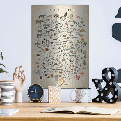 Luxe Metal Art 'Tree of Life' by Studio W, Metal Wall Art,12x16