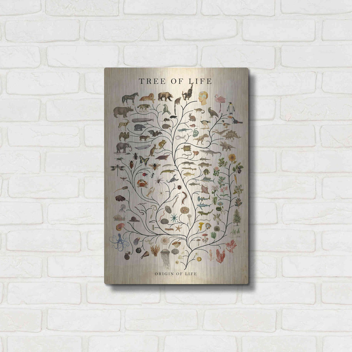Luxe Metal Art 'Tree of Life' by Studio W, Metal Wall Art,16x24