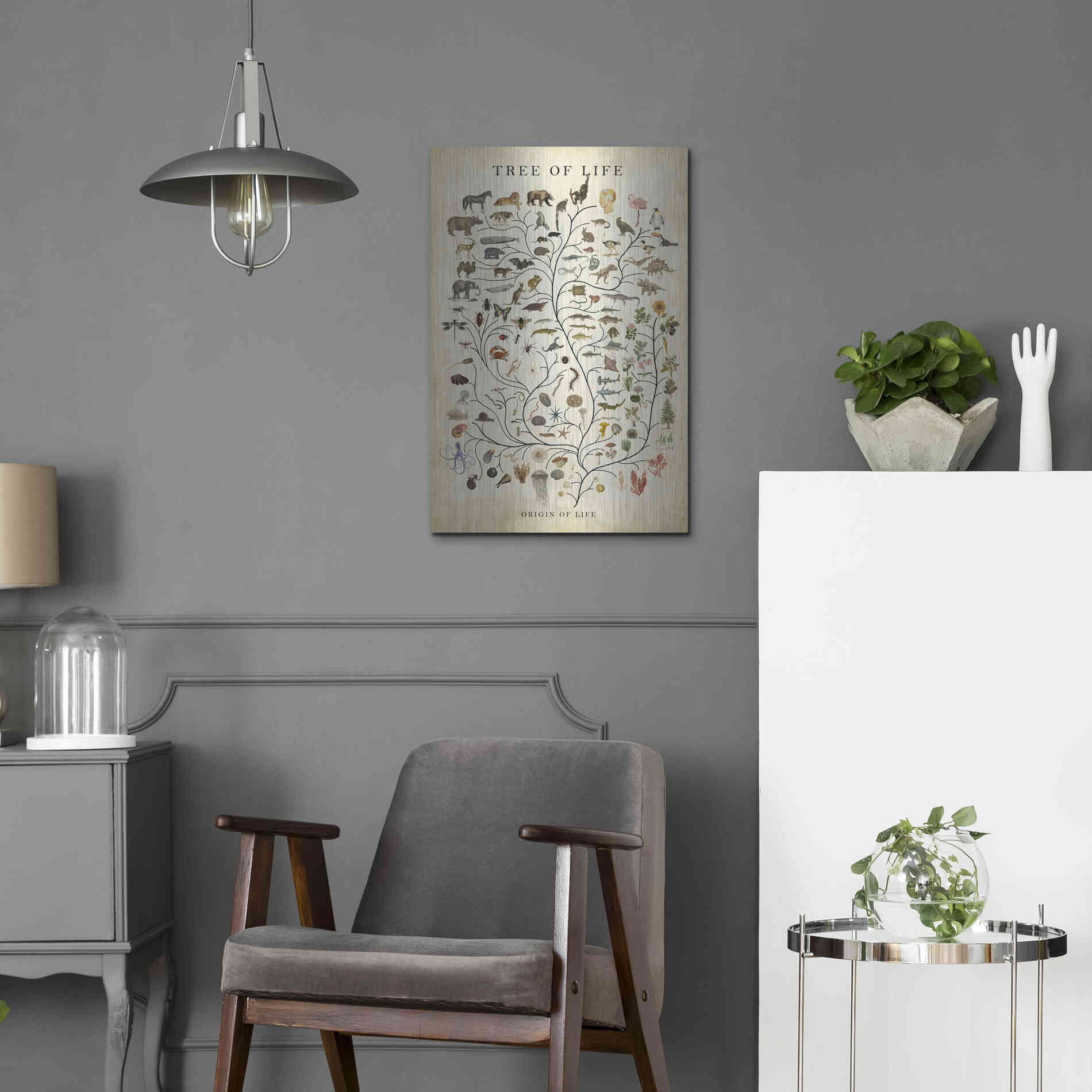 Luxe Metal Art 'Tree of Life' by Studio W, Metal Wall Art,16x24