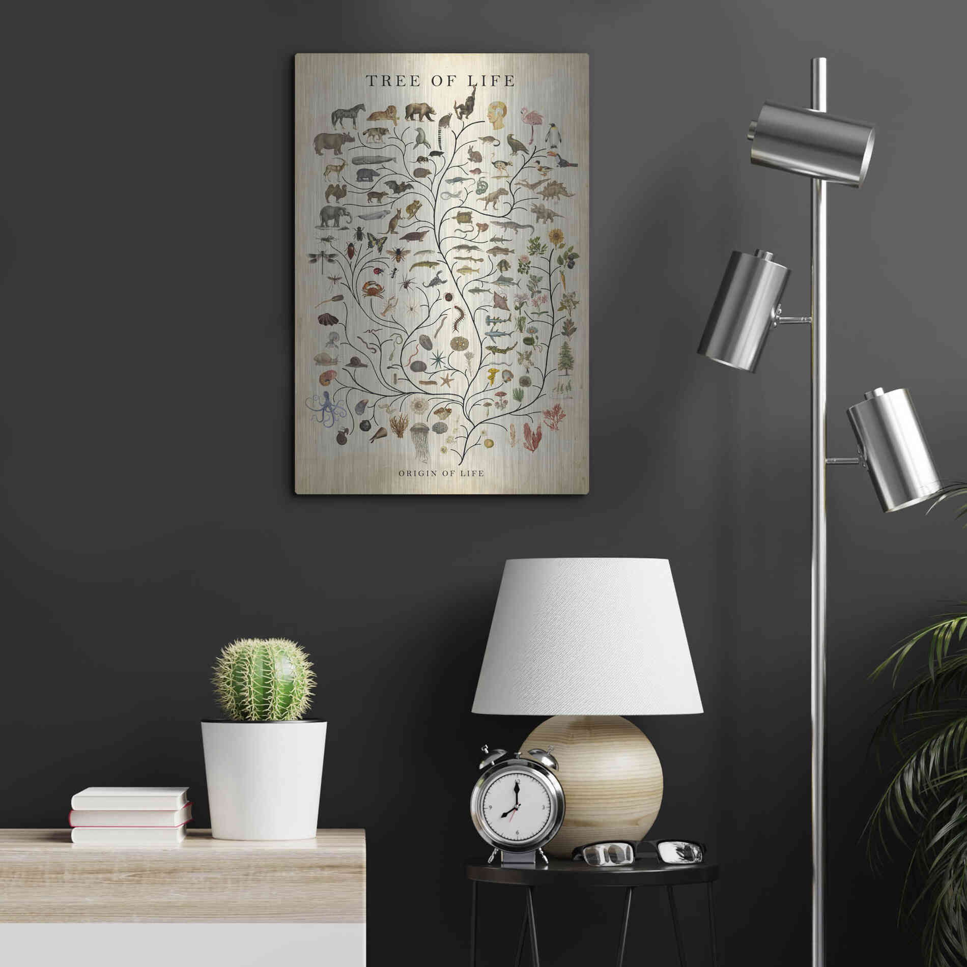 Luxe Metal Art 'Tree of Life' by Studio W, Metal Wall Art,16x24