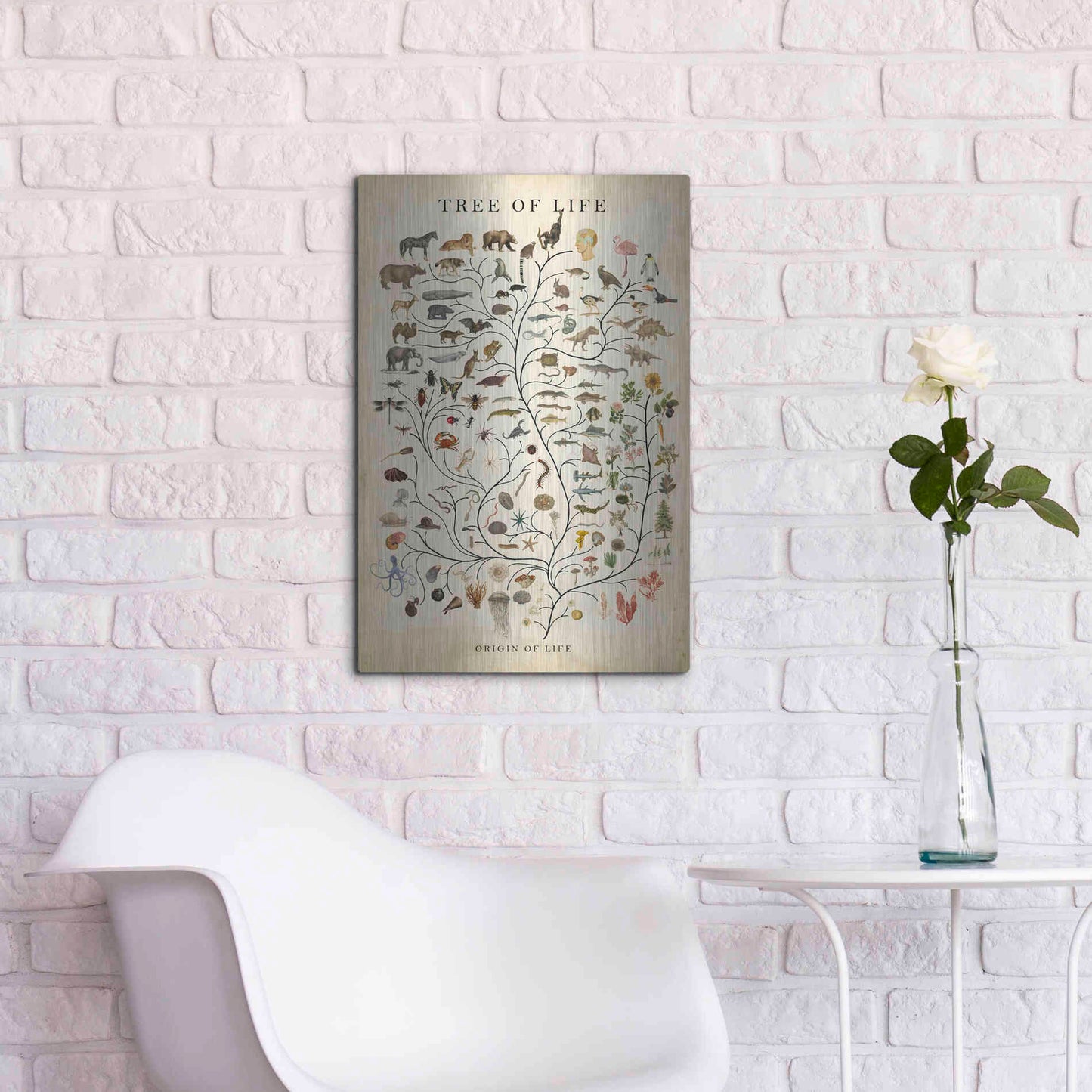 Luxe Metal Art 'Tree of Life' by Studio W, Metal Wall Art,16x24
