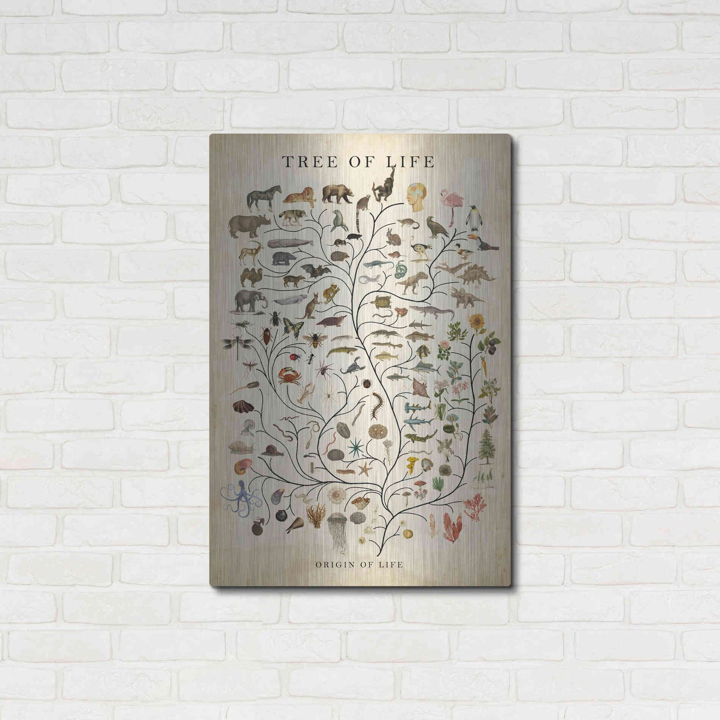 Luxe Metal Art 'Tree of Life' by Studio W, Metal Wall Art,24x36