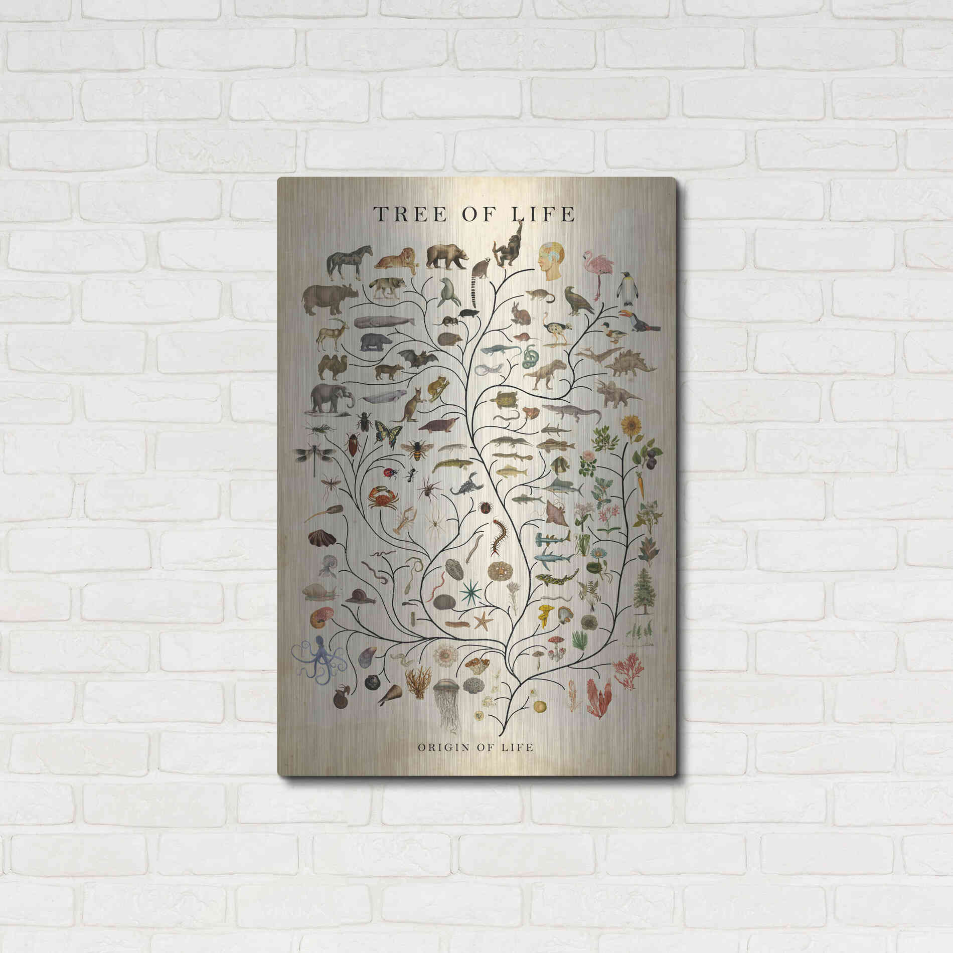 Luxe Metal Art 'Tree of Life' by Studio W, Metal Wall Art,24x36