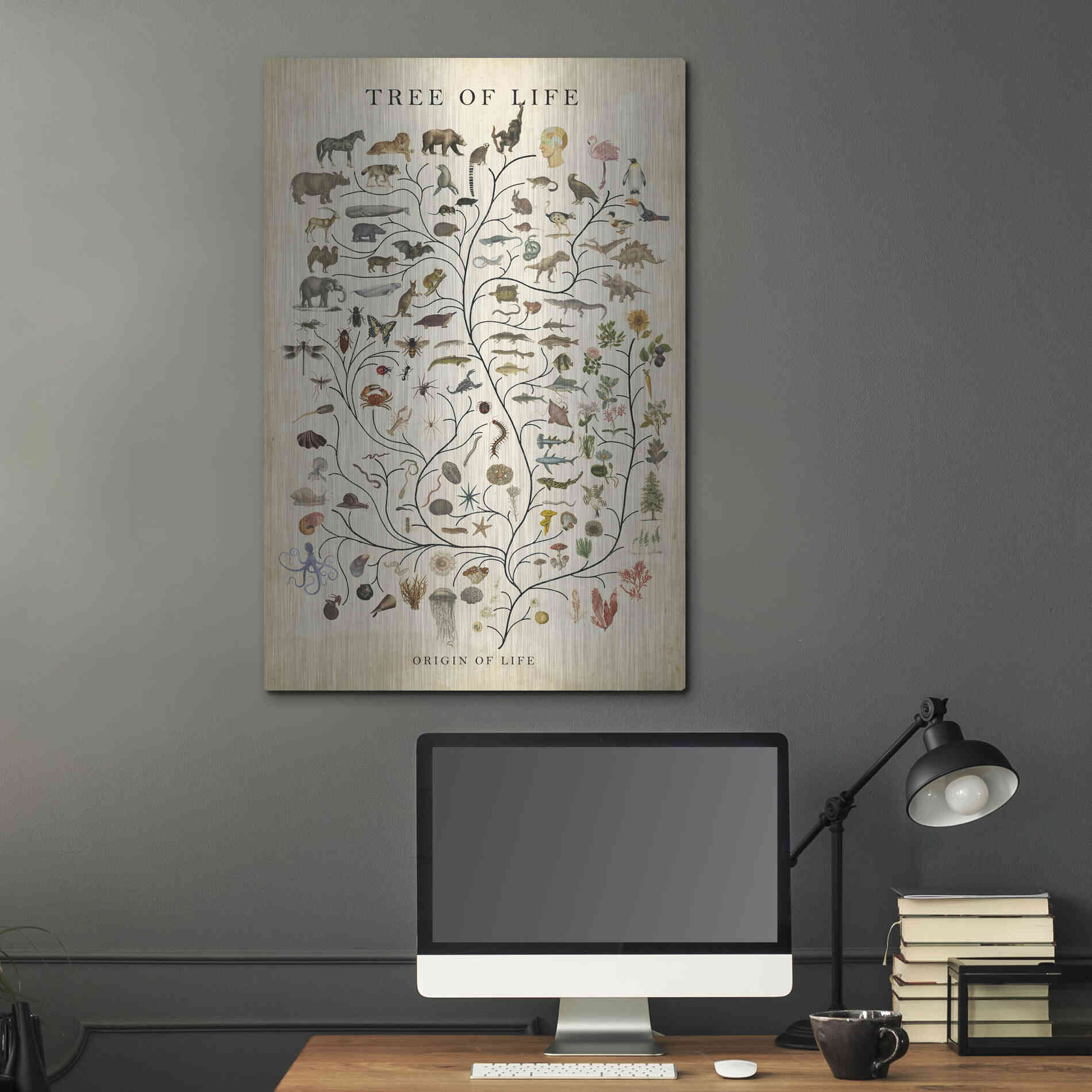 Luxe Metal Art 'Tree of Life' by Studio W, Metal Wall Art,24x36