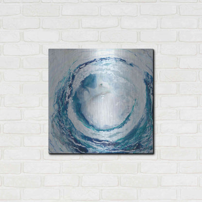 Luxe Metal Art 'Ocean Eye II' by Renee W Stramel, Metal Wall Art,24x24