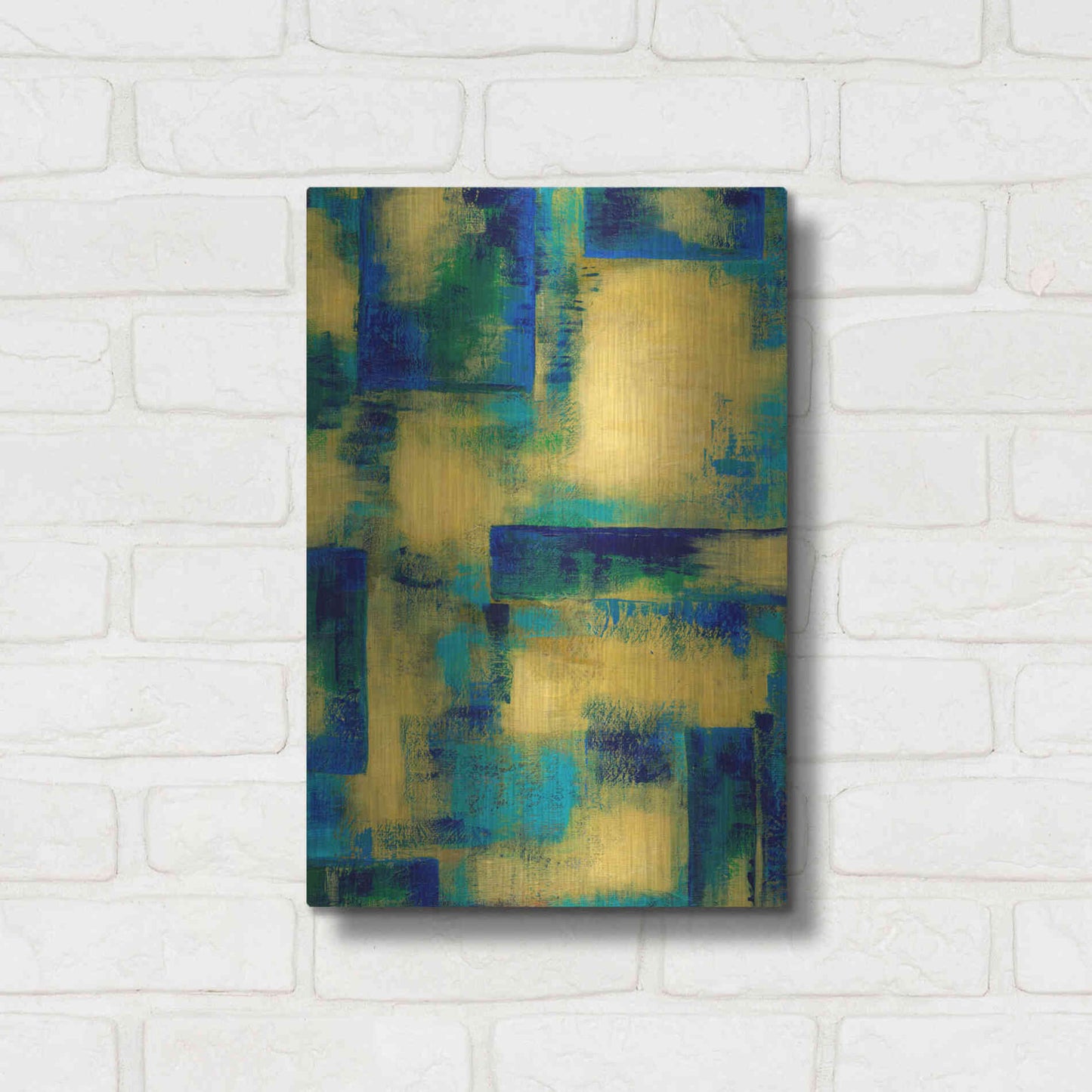 Luxe Metal Art 'Unconditional I' by Renee W Stramel, Metal Wall Art,12x16