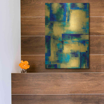 Luxe Metal Art 'Unconditional I' by Renee W Stramel, Metal Wall Art,12x16