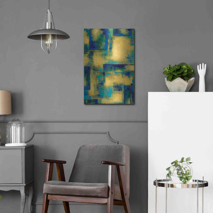 Luxe Metal Art 'Unconditional I' by Renee W Stramel, Metal Wall Art,16x24