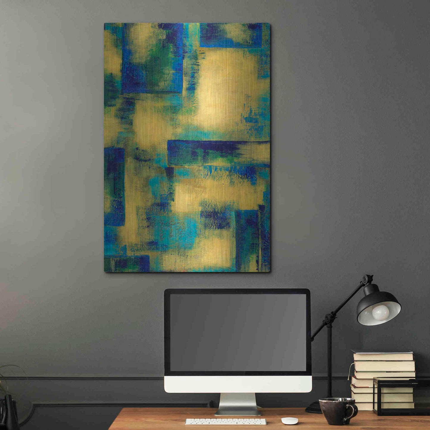 Luxe Metal Art 'Unconditional I' by Renee W Stramel, Metal Wall Art,24x36