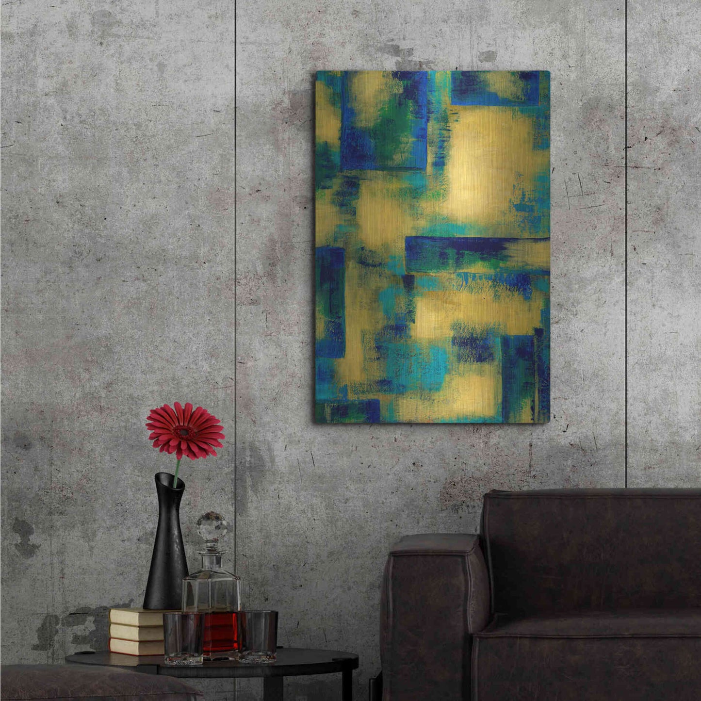 Luxe Metal Art 'Unconditional I' by Renee W Stramel, Metal Wall Art,24x36