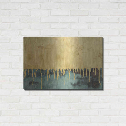 Luxe Metal Art 'Aquafer II' by Renee W Stramel, Metal Wall Art,36x24
