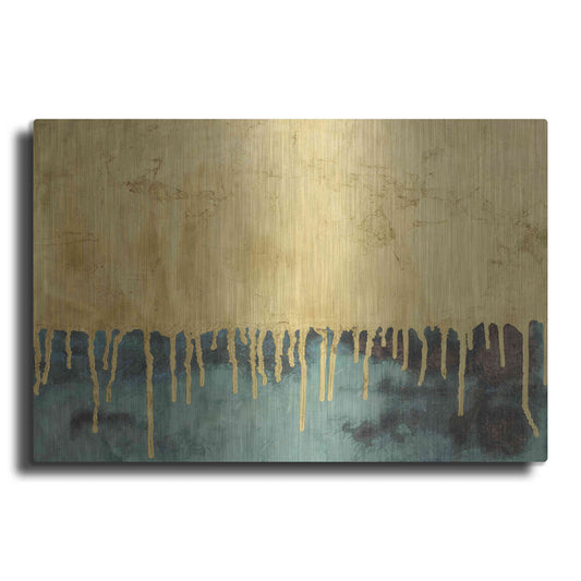 Luxe Metal Art 'Aquafer II' by Renee W Stramel, Metal Wall Art