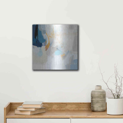 Luxe Metal Art 'Lost at Sea' by Christina Long, Metal Wall Art,12x12