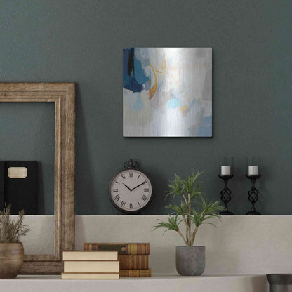 Luxe Metal Art 'Lost at Sea' by Christina Long, Metal Wall Art,12x12