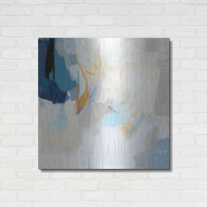 Luxe Metal Art 'Lost at Sea' by Christina Long, Metal Wall Art,36x36