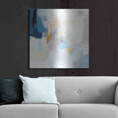 Luxe Metal Art 'Lost at Sea' by Christina Long, Metal Wall Art,36x36