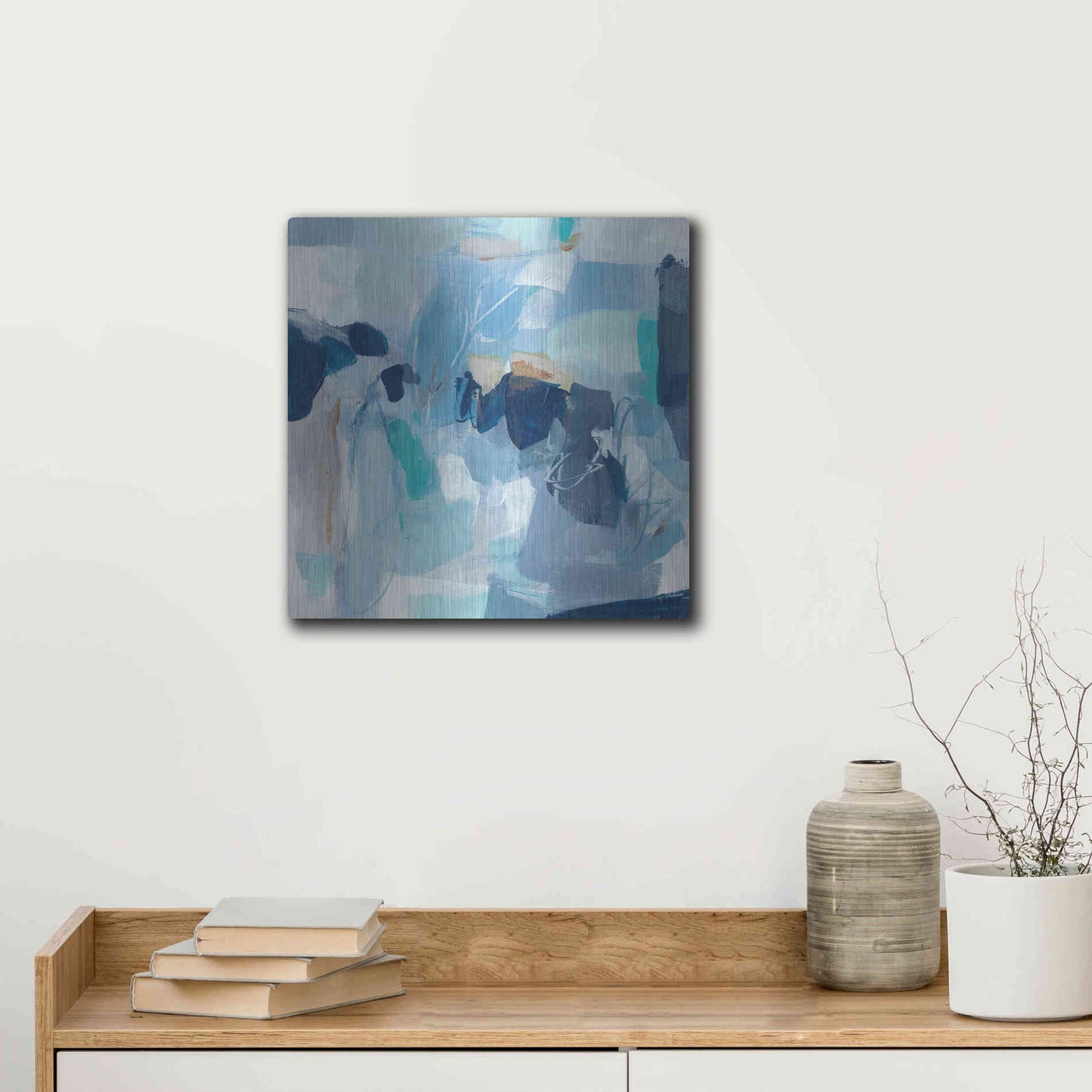 Luxe Metal Art 'Sweet Tuesday' by Christina Long, Metal Wall Art,12x12