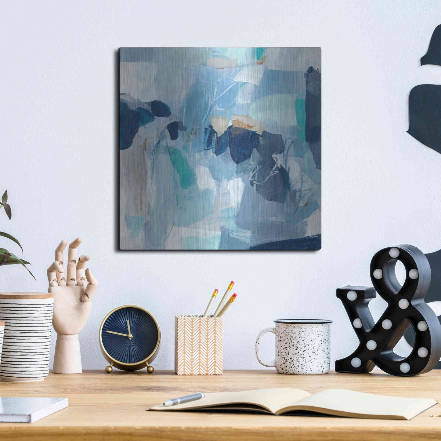 Luxe Metal Art 'Sweet Tuesday' by Christina Long, Metal Wall Art,12x12