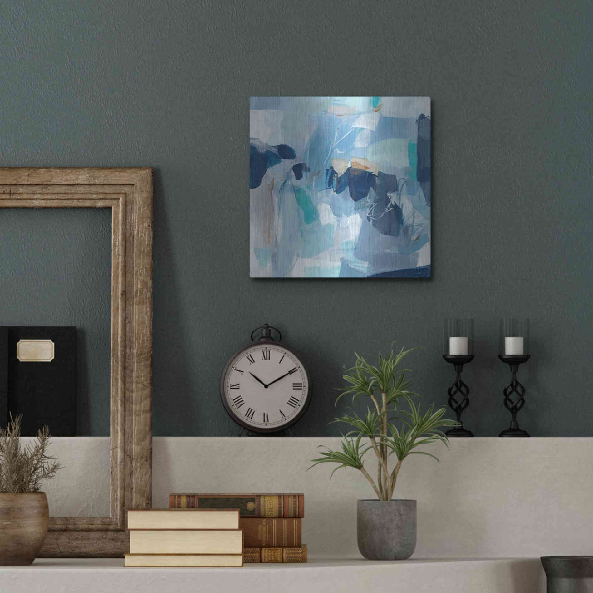 Luxe Metal Art 'Sweet Tuesday' by Christina Long, Metal Wall Art,12x12