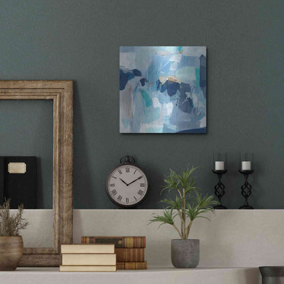 Luxe Metal Art 'Sweet Tuesday' by Christina Long, Metal Wall Art,12x12