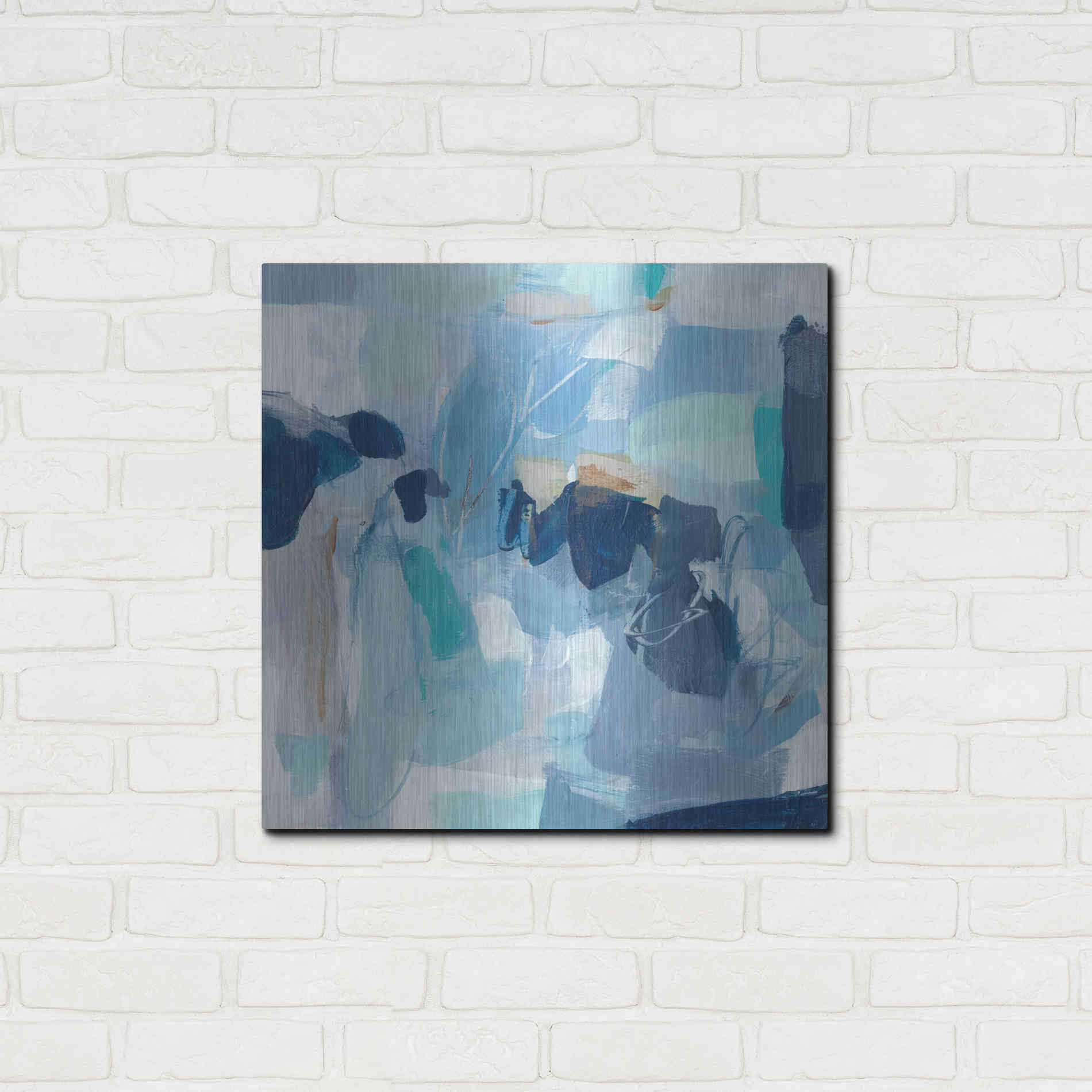 Luxe Metal Art 'Sweet Tuesday' by Christina Long, Metal Wall Art,24x24