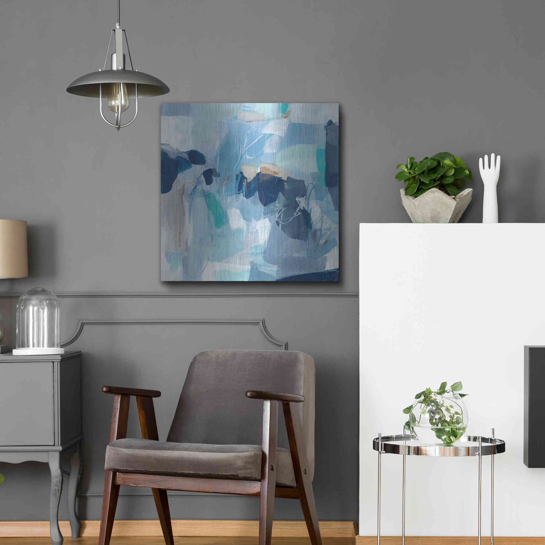 Luxe Metal Art 'Sweet Tuesday' by Christina Long, Metal Wall Art,24x24