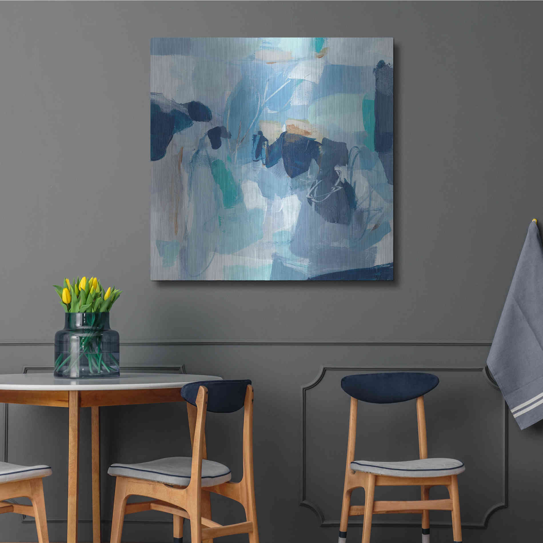 Luxe Metal Art 'Sweet Tuesday' by Christina Long, Metal Wall Art,36x36