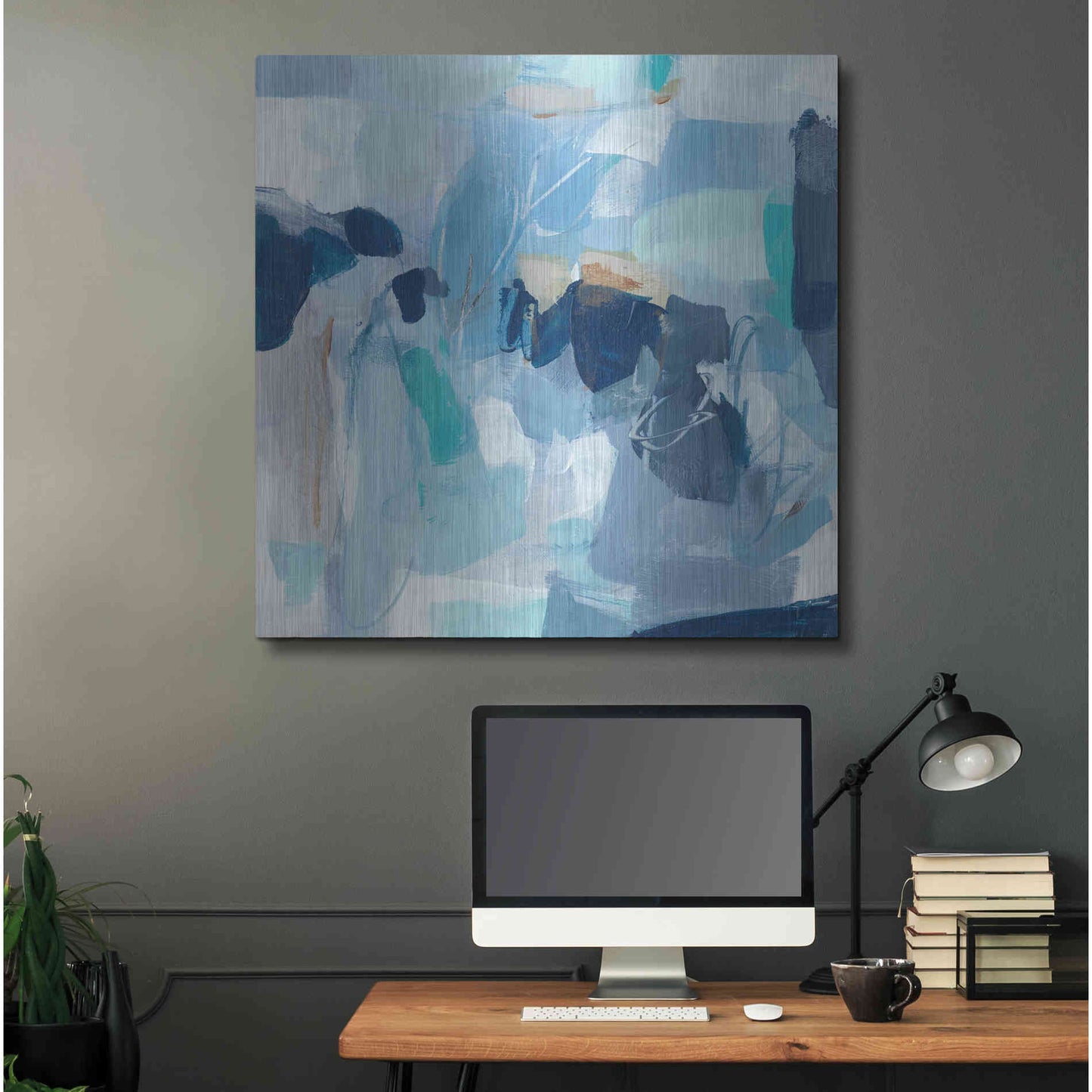 Luxe Metal Art 'Sweet Tuesday' by Christina Long, Metal Wall Art,36x36