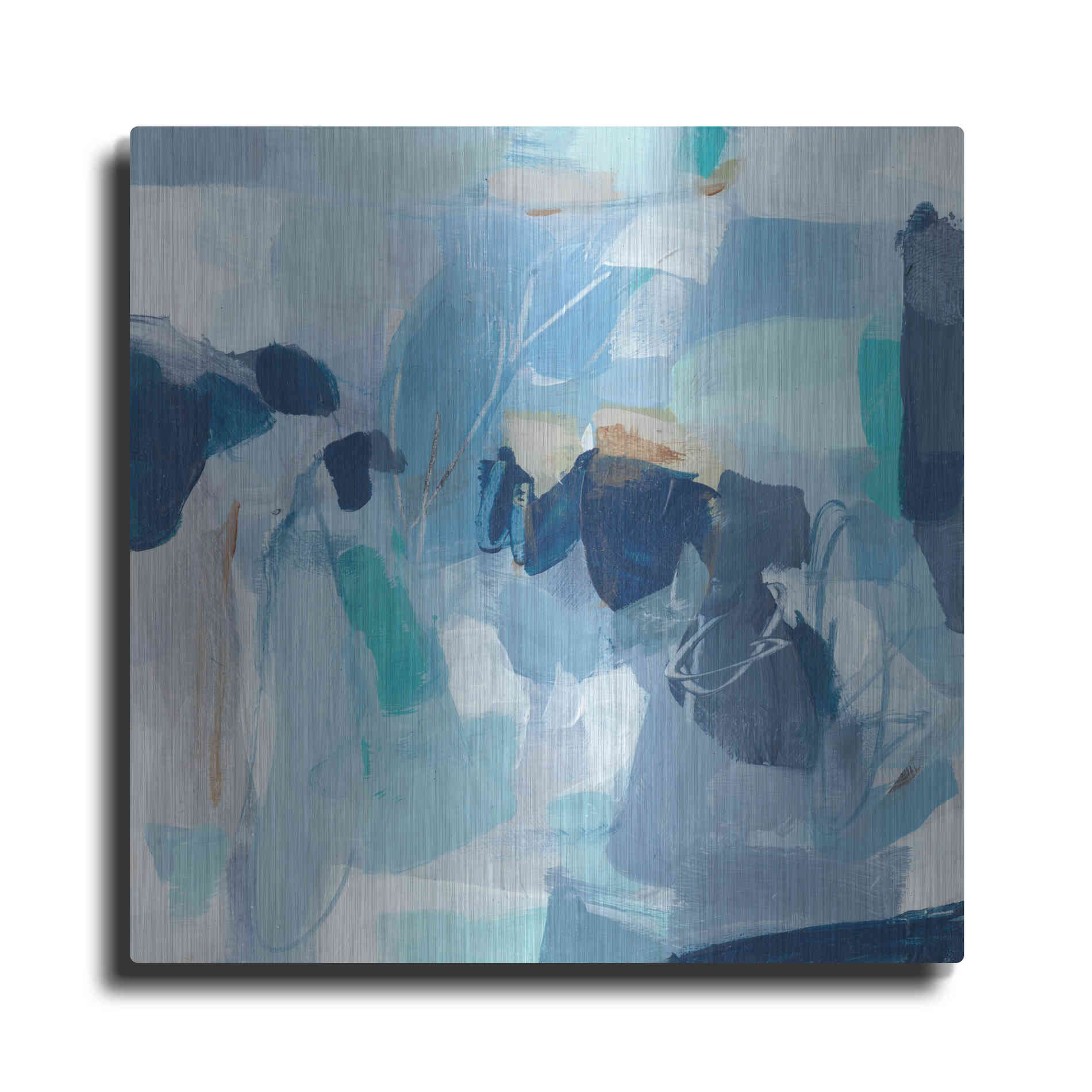 Luxe Metal Art 'Sweet Tuesday' by Christina Long, Metal Wall Art