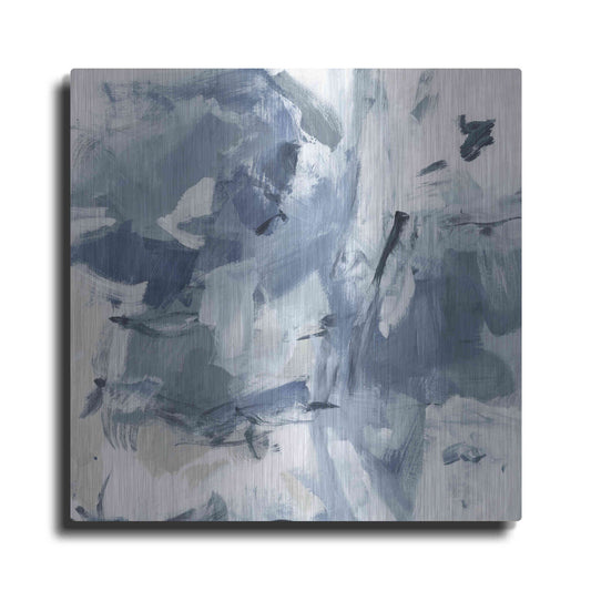 Luxe Metal Art 'Winter Air I' by Christina Long, Metal Wall Art