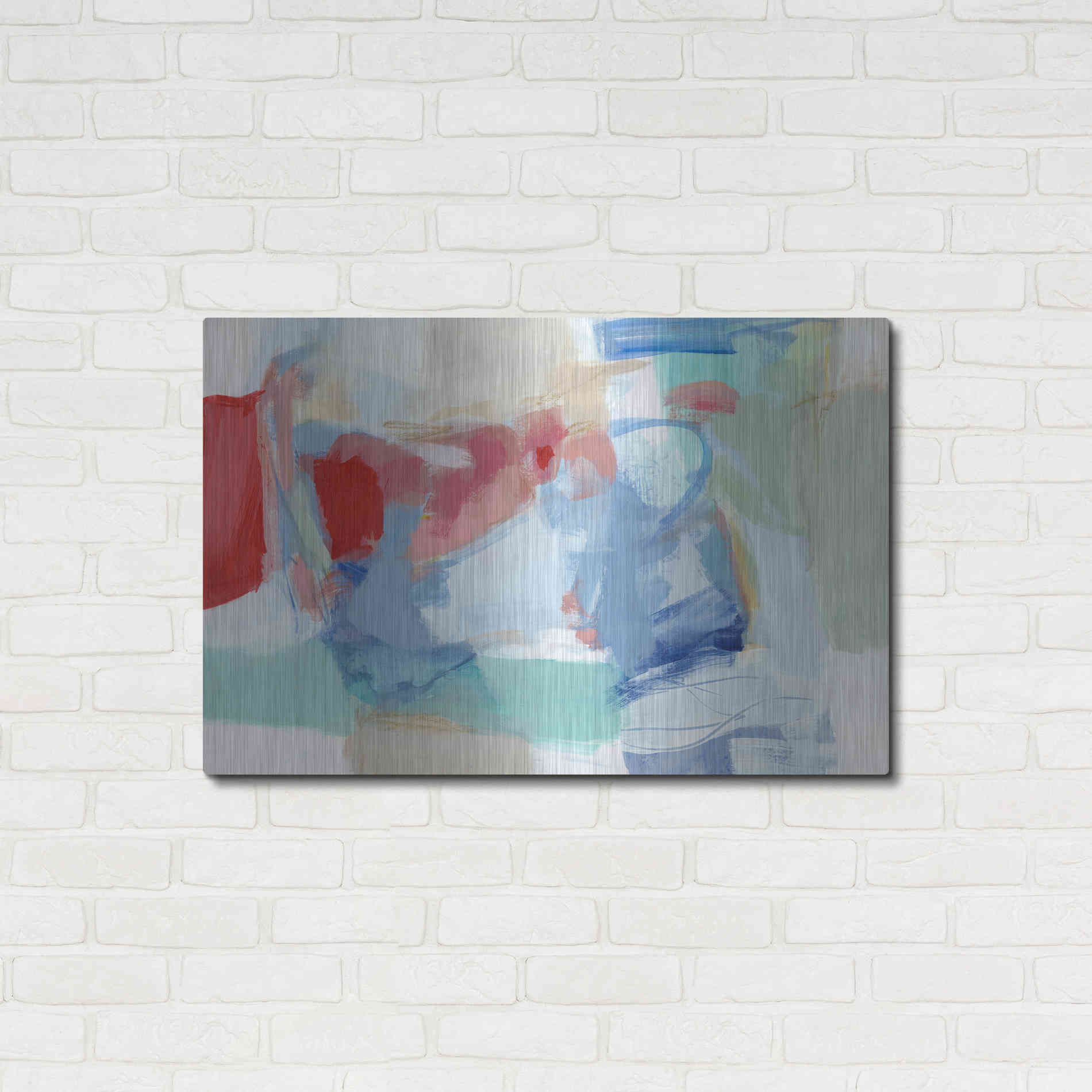 Luxe Metal Art 'Roundabout I' by Christina Long, Metal Wall Art,36x24