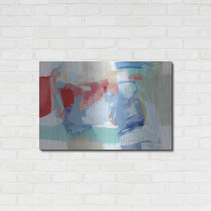 Luxe Metal Art 'Roundabout I' by Christina Long, Metal Wall Art,36x24