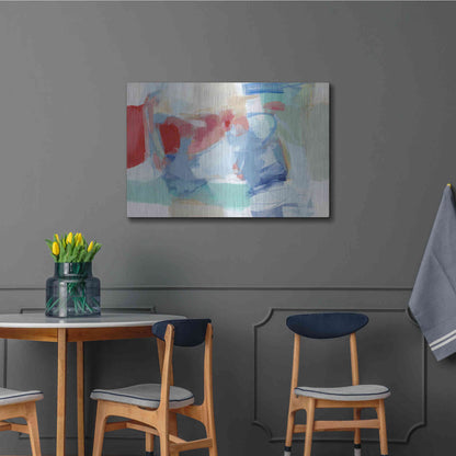 Luxe Metal Art 'Roundabout I' by Christina Long, Metal Wall Art,36x24