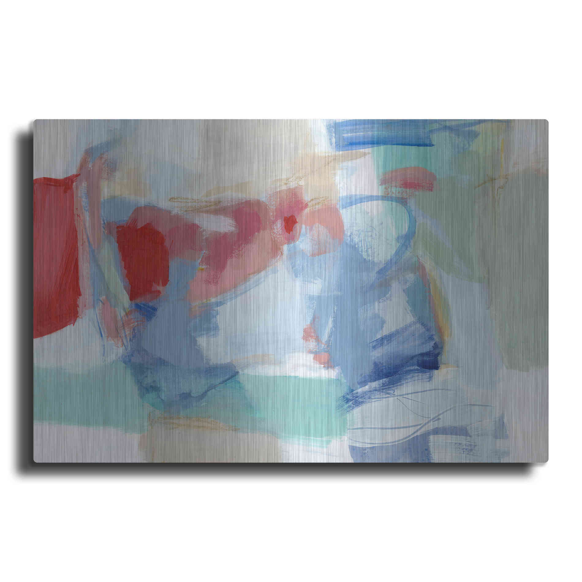 Luxe Metal Art 'Roundabout I' by Christina Long, Metal Wall Art