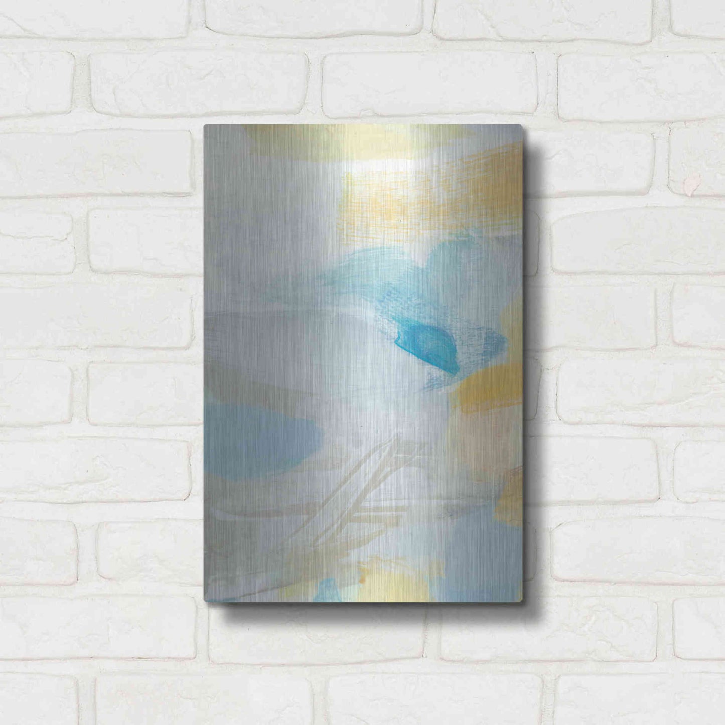 Luxe Metal Art 'Glimpse' by Christina Long, Metal Wall Art,12x16