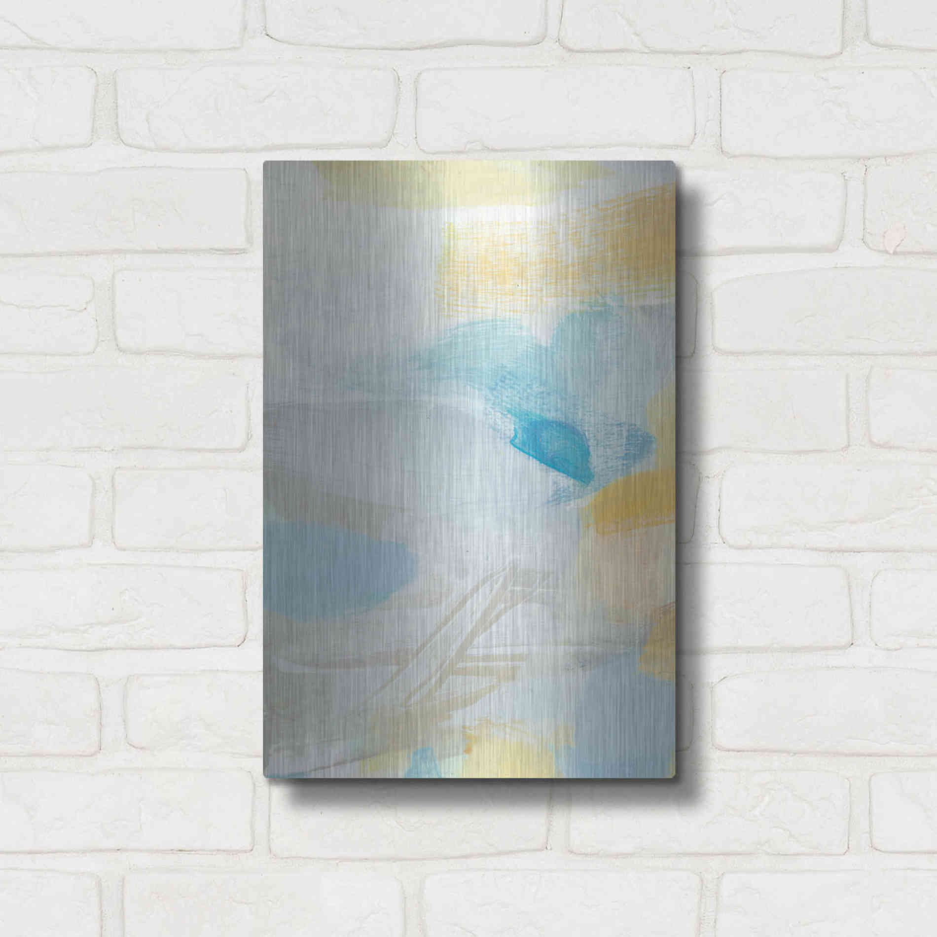 Luxe Metal Art 'Glimpse' by Christina Long, Metal Wall Art,12x16