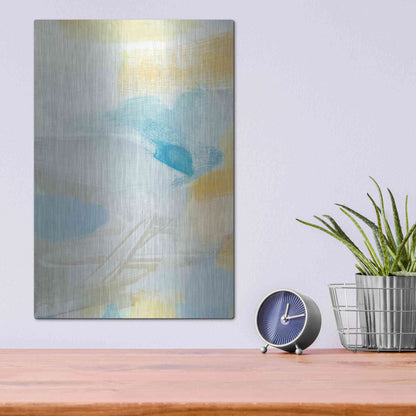 Luxe Metal Art 'Glimpse' by Christina Long, Metal Wall Art,12x16
