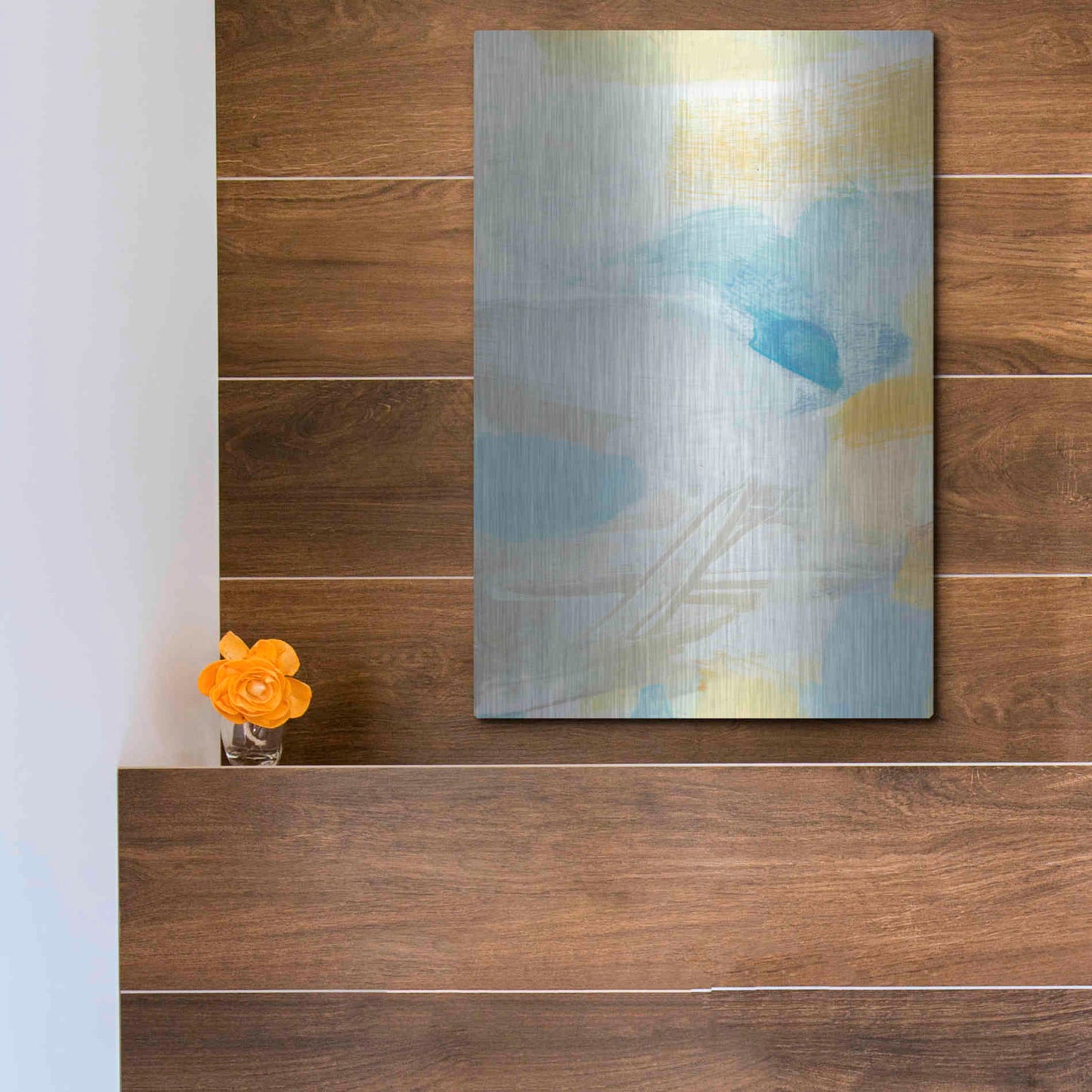 Luxe Metal Art 'Glimpse' by Christina Long, Metal Wall Art,12x16