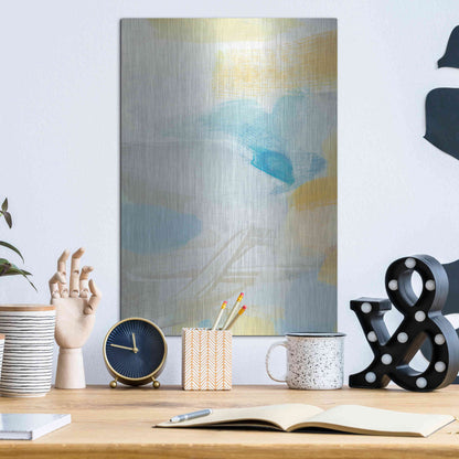 Luxe Metal Art 'Glimpse' by Christina Long, Metal Wall Art,12x16