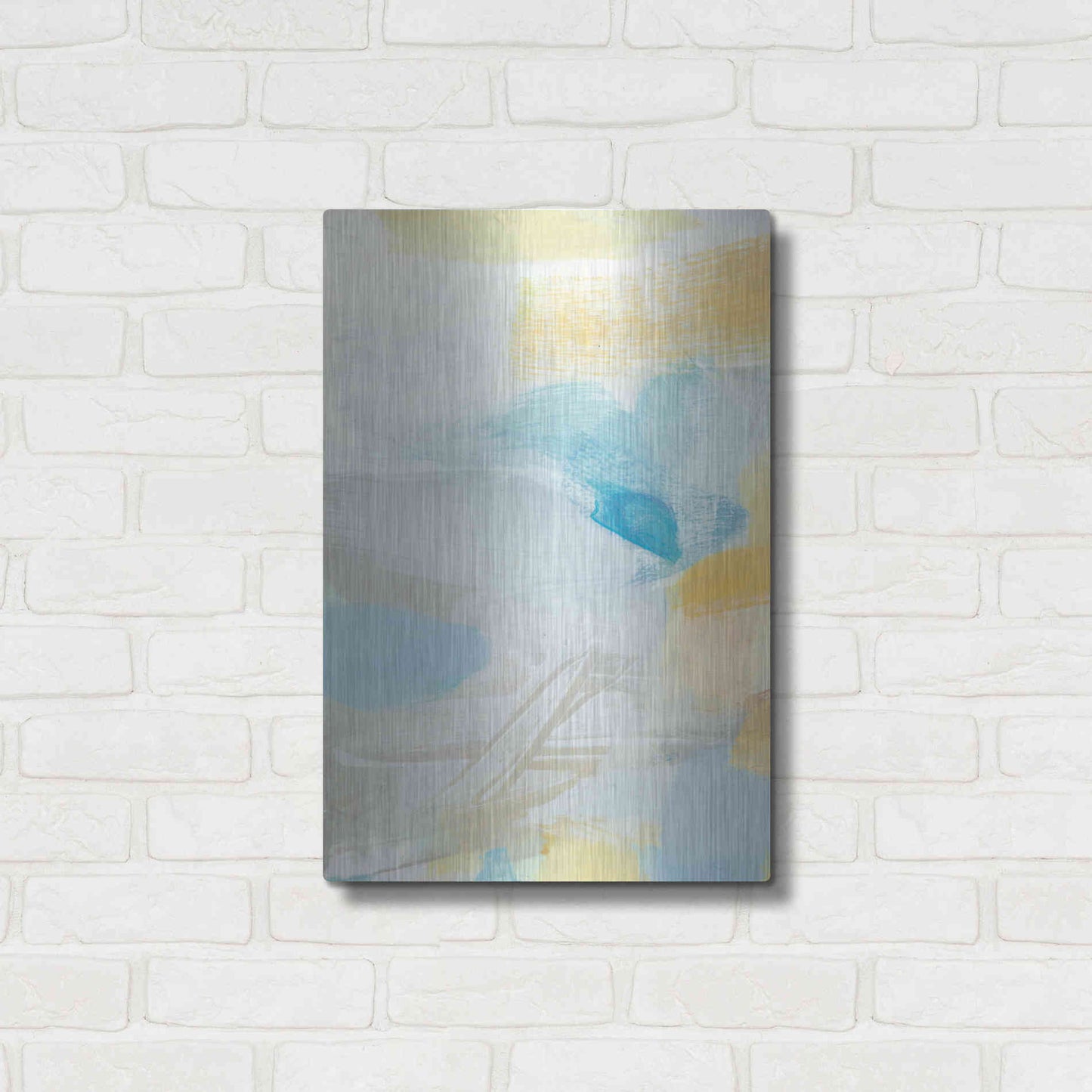 Luxe Metal Art 'Glimpse' by Christina Long, Metal Wall Art,16x24